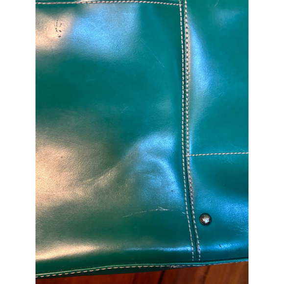 Wilsons Leather All-in-One Tote Satchel Shoulder Bag Structured Emerald Green
OS - Picture 9 of 12